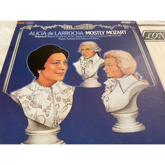 Vintage Classical Vinyl "Mostly Mozart" Alicia de Larocha Mozart Piano Concertos - Picture 2 of 13